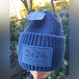 COACH True Blue Women Beanie. NWT 
MSRP $55